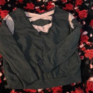 Cute sweatshirt cropped